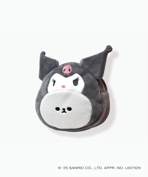 sanrio（サンリオ）の「Sanrio characters x mofmofriends なかよしフェイスポーチ（ポーチ・レディース・ブラウン/ライトピンク/ライトベージュ/ライトイエロー/ブルーグレー/ベージュ系その他3・FREE）」の2枚目の写真