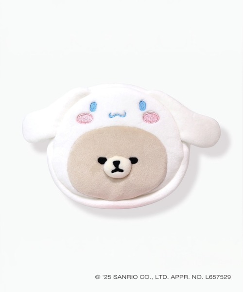sanrio（サンリオ）の「Sanrio characters x mofmofriends なかよしフェイスポーチ（ポーチ・レディース・ブラウン/ライトピンク/ライトベージュ/ライトイエロー/ブルーグレー/ベージュ系その他3・FREE）」の19枚目の写真