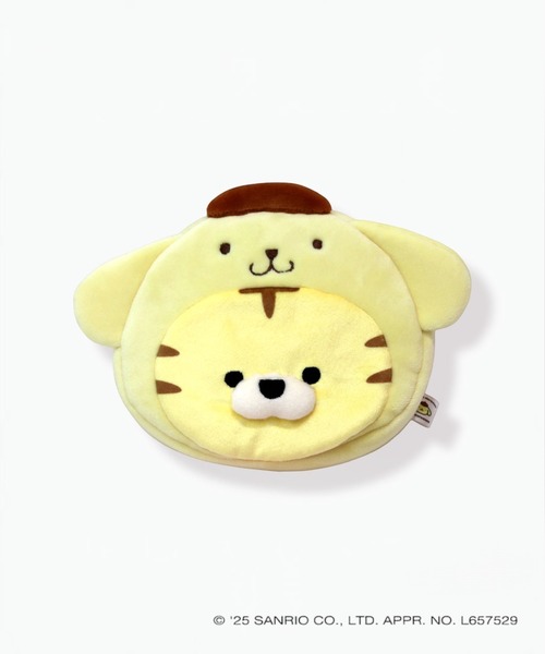 sanrio（サンリオ）の「Sanrio characters x mofmofriends なかよしフェイスポーチ（ポーチ・レディース・ブラウン/ライトピンク/ライトベージュ/ライトイエロー/ブルーグレー/ベージュ系その他3・FREE）」の7枚目の写真