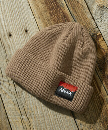NANGA（ナンガ）の「NANGA/ナンガ BOX LOGO BULKY BEANIE ボックスロゴビーニー（ニットキャップ/ビーニー）」