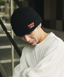 NANGA | NANGA/ナンガ BOX LOGO BULKY BEANIE ボックスロゴビーニー(ニットキャップ/ビーニー)