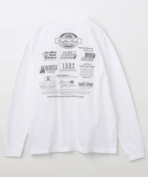 GOOD ROCK SPEED(グッドロックスピード)の「GOOD ROCK SPEED/グッドロックスピード Tour Print ロンT/プリントTシャツ(Tシャツ/カットソー・レディース・オフホワイト/ブラック/ホワイト/チャコールグレー・フリ-)」の3枚目の写真