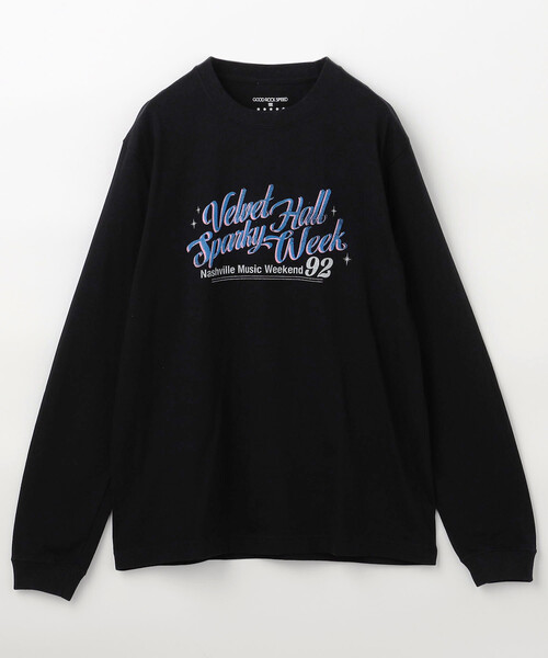 GOOD ROCK SPEED(グッドロックスピード)の「GOOD ROCK SPEED/グッドロックスピード Tour Print ロンT/プリントTシャツ(Tシャツ/カットソー・レディース・オフホワイト/ブラック/ホワイト/チャコールグレー・フリ-)」の16枚目の写真