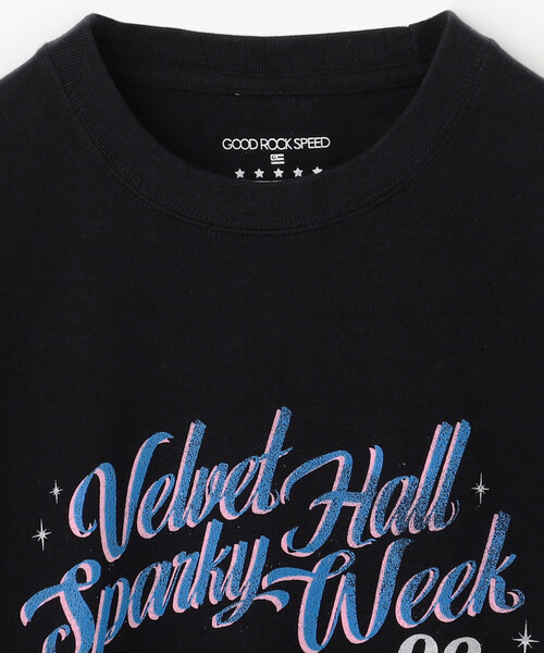 GOOD ROCK SPEED(グッドロックスピード)の「GOOD ROCK SPEED/グッドロックスピード Tour Print ロンT/プリントTシャツ(Tシャツ/カットソー・レディース・オフホワイト/ブラック/ホワイト/チャコールグレー・フリ-)」の17枚目の写真
