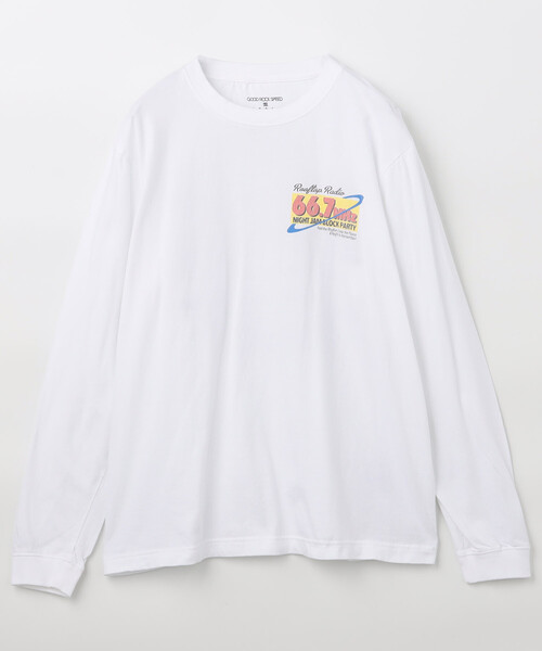 GOOD ROCK SPEED(グッドロックスピード)の「GOOD ROCK SPEED/グッドロックスピード Tour Print ロンT/プリントTシャツ(Tシャツ/カットソー・レディース・オフホワイト/ブラック/ホワイト/チャコールグレー・フリ-)」の22枚目の写真
