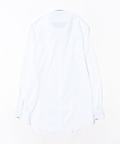 TOKYO SHIRTS（トウキョウシャツ）の「【吸水速乾】【COFREX】 形態安定ノンアイロン ボタンダウン 長袖ビジネスワイシャツ（大きいサイズ・長いサイズ）（ビジネスシャツ・メンズ・ホワイト・首回り47cm-裄丈86cm/首回り45cm-裄丈90cm/首回り45cm-裄丈86cm/首回り45cm-裄丈82cm/首回り41cm-裄丈90cm/首回り43cm-裄丈90cm/首回り42cm-裄丈90cm/首回り39cm-裄丈88cm）」の7枚目の写真