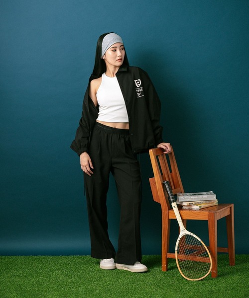 GLOBAL WORK（グローバルワーク）の「【Reebok】ワイドスラックス/812690（スラックス・メンズ・ブラック/チャコールグレー・MEDIUM/X-LARGE/LARGE/SMALL）」の3枚目の写真