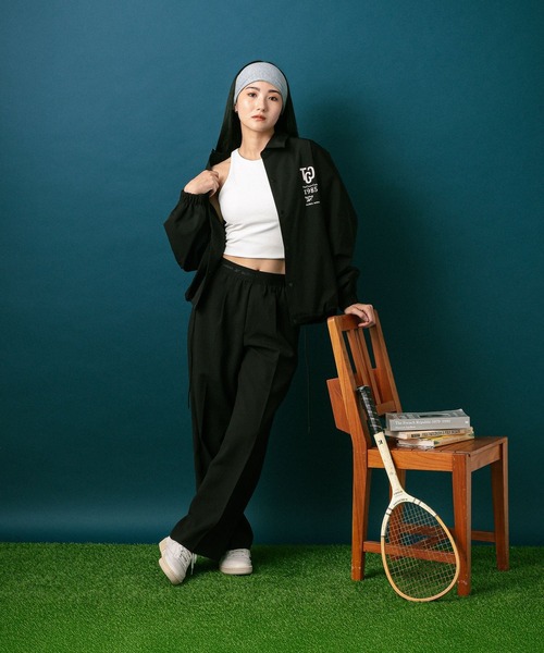 GLOBAL WORK（グローバルワーク）の「【Reebok】ワイドスラックス/812690（スラックス・メンズ・ブラック/チャコールグレー・MEDIUM/X-LARGE/LARGE/SMALL）」の4枚目の写真
