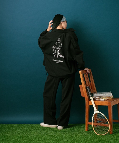 GLOBAL WORK（グローバルワーク）の「【Reebok】ワイドスラックス/812690（スラックス・メンズ・ブラック/チャコールグレー・MEDIUM/X-LARGE/LARGE/SMALL）」の6枚目の写真