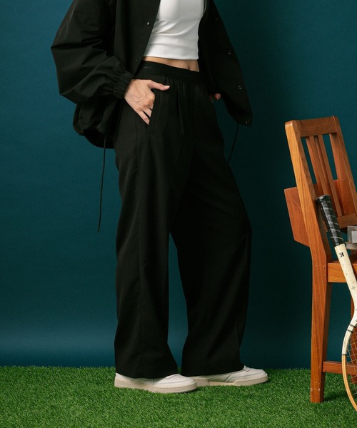 GLOBAL WORK（グローバルワーク）の「【Reebok】ワイドスラックス/812690（スラックス・メンズ・ブラック/チャコールグレー・MEDIUM/X-LARGE/LARGE/SMALL）」の14枚目の写真