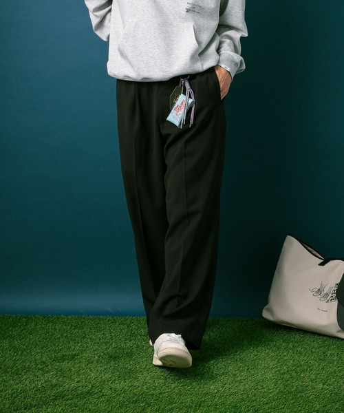 GLOBAL WORK（グローバルワーク）の「【Reebok】ワイドスラックス/812690（スラックス・メンズ・ブラック/チャコールグレー・MEDIUM/X-LARGE/LARGE/SMALL）」の22枚目の写真