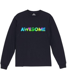 NOBOUND(ノーバウンド) 長袖Tシャツ メッセージロゴ プリント レギュラーシルエット ロンT トップス カットソー レディース