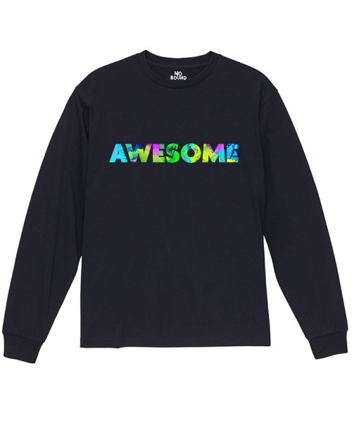 NOBOUND(ノーバウンド)の「NOBOUND(ノーバウンド) 長袖Tシャツ メッセージロゴ プリント レギュラーシルエット ロンT トップス カットソー レディース(Tシャツ/カットソー・レディース・ブラック/ホワイト/ネイビー・S)」の3枚目の写真