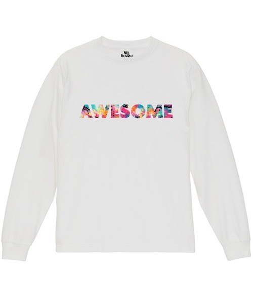 NOBOUND(ノーバウンド)の「NOBOUND(ノーバウンド) 長袖Tシャツ メッセージロゴ プリント レギュラーシルエット ロンT トップス カットソー レディース(Tシャツ/カットソー・レディース・ブラック/ホワイト/ネイビー・S)」の2枚目の写真
