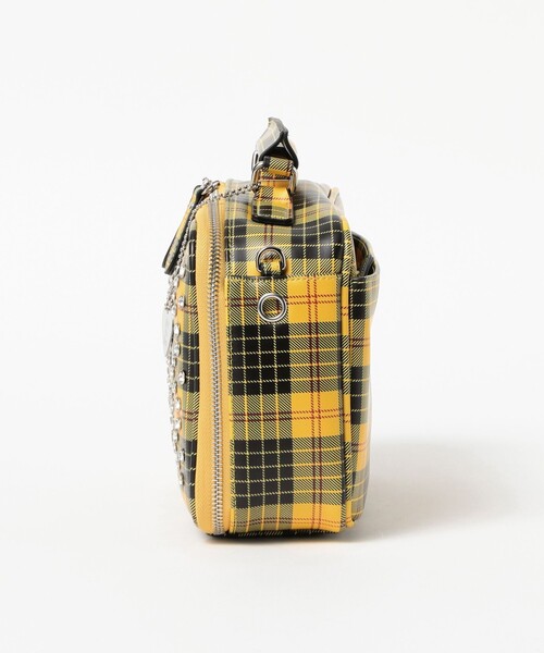 Ray BEAMS(レイビームス)の「HEY!Mrs ROSE / Rhinestone Mini Boston(トートバッグ・レディース・イエロー/ブラック・ONE SIZE)」の6枚目の写真