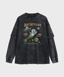 コズミックゴースト レイヤード長袖Tシャツ