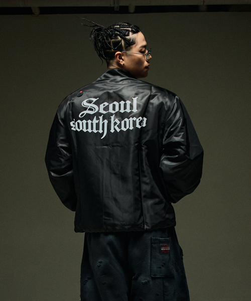 MWOONG(ムン)の「SSK Work Coach Jacket(BLACK)(ナイロンジャケット・レディース・その他・1/2)」の2枚目の写真