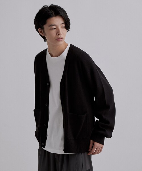 tk.TAKEO KIKUCHI(ティーケータケオキクチ)の「CARE FREE KNITカーディガン(カーディガン/ボレロ・メンズ・ブラック/オフホワイト/ブラウン系その他・02/03/04)」の21枚目の写真