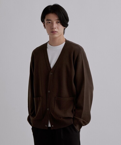 tk.TAKEO KIKUCHI(ティーケータケオキクチ)の「CARE FREE KNITカーディガン(カーディガン/ボレロ・メンズ・ブラック/オフホワイト/ブラウン系その他・02/03/04)」の13枚目の写真