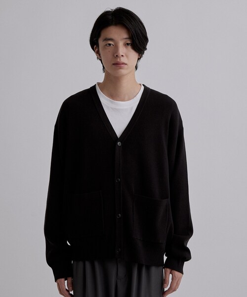 tk.TAKEO KIKUCHI(ティーケータケオキクチ)の「CARE FREE KNITカーディガン(カーディガン/ボレロ・メンズ・ブラック/オフホワイト/ブラウン系その他・02/03/04)」の5枚目の写真