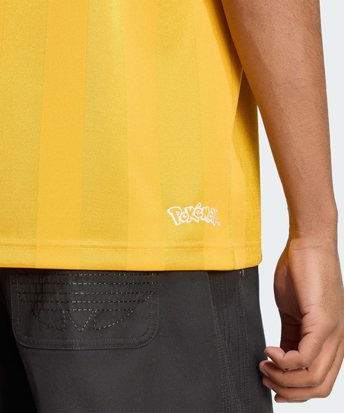 adidas(アディダス)の「Pokemon ジャージTシャツ / アディダスオリジナルス adidas Originals(Tシャツ/カットソー・メンズ・イエロー・X-LARGE/LARGE/3XL/XX-LARGE/X-SMALL/SMALL/MEDIUM/XX-SMALL)」の6枚目の写真