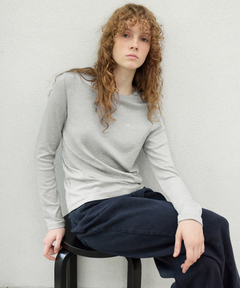 shirring soft knit tops（シャーリングソフトニットトップス