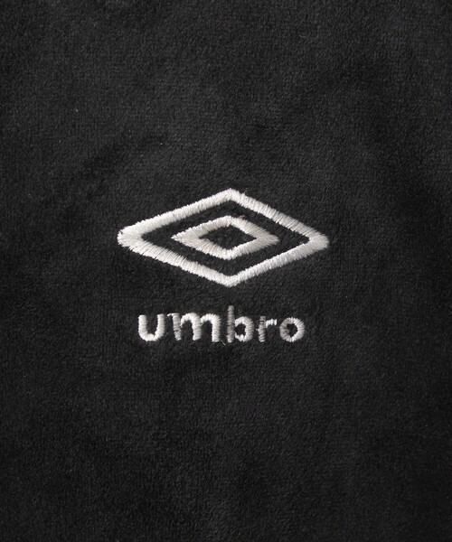 UMBRO(アンブロ)の「【別注】<UMBRO>ベロア 長袖 ポロシャツ(Tシャツ/カットソー・メンズ・ブラック/ダークブラウン・L/M)」の19枚目の写真