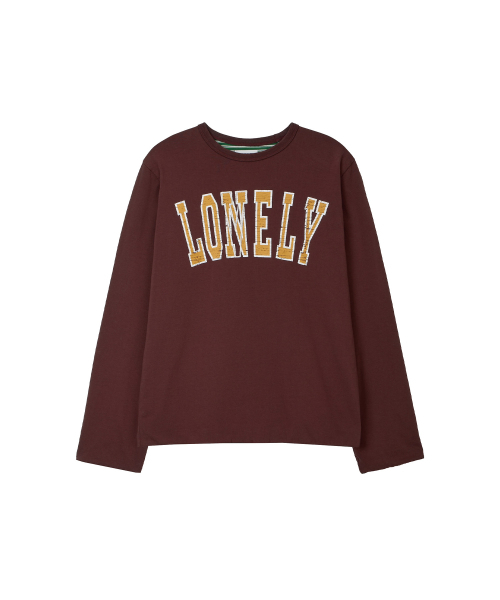 NOHANT（ノアン）の「LONELY/LOVELY リバーシブル長袖Tシャツ バーガンディ（Tシャツ/カットソー・レディース・バーガンディー・SMALL/MEDIUM/LARGE）」の7枚目の写真