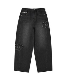 CURVED FIT DENIM PANTS