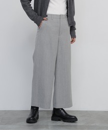 ◆【5サイズ展開】TOPツイルストレッチマリンガウチョパンツ