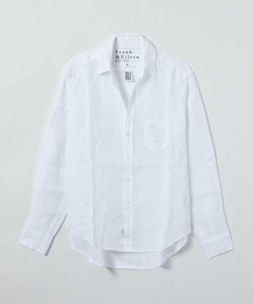Frank&Eileen(フランクアンドアイリーン)の「FRANK&EILEENシャツ EILEEN/207-FRE-611070219(シャツ/ブラウス・レディース・ホワイト・S/X-SMALL)」の1枚目の写真