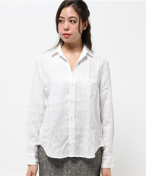 Frank&Eileen(フランクアンドアイリーン)の「FRANK&EILEENシャツ EILEEN/207-FRE-611070219(シャツ/ブラウス・レディース・ホワイト・S/X-SMALL)」の7枚目の写真