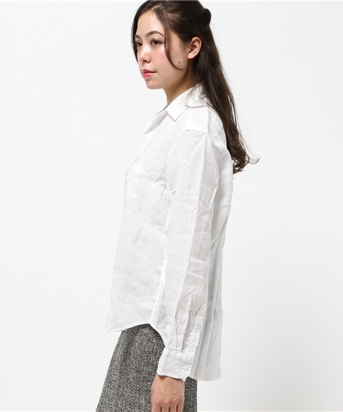 Frank&Eileen(フランクアンドアイリーン)の「FRANK&EILEENシャツ EILEEN/207-FRE-611070219(シャツ/ブラウス・レディース・ホワイト・S/X-SMALL)」の8枚目の写真