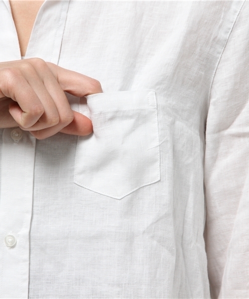 Frank&Eileen(フランクアンドアイリーン)の「FRANK&EILEENシャツ EILEEN/207-FRE-611070219(シャツ/ブラウス・レディース・ホワイト・S/X-SMALL)」の3枚目の写真