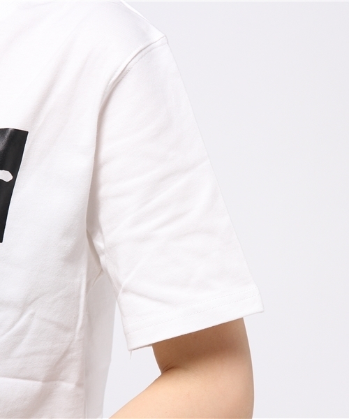 VENCEEXCHANGE（ヴァンスエクスチェンジ）の「EVERLAST エバーラスト ボックスロゴTシャツ（Tシャツ/カットソー・レディース・オフホワイト/ブラック・MEDIUM）」の7枚目の写真