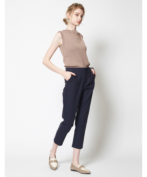 titivate（ティティベイト）の「ﾎﾞｰﾄﾈｯｸﾉｰｽﾘｰﾌﾞﾘﾌﾞﾆｯﾄﾌﾟﾙｵｰﾊﾞｰ（ニット/セーター・レディース・ホワイト/グリーン/ブラック/ベージュ・FREE）」の18枚目の写真