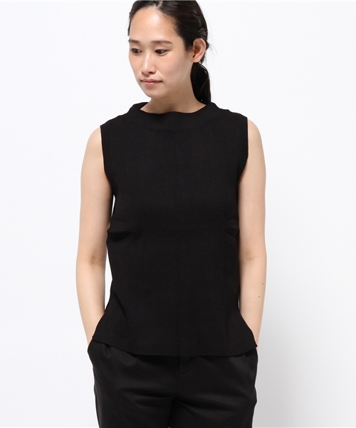 titivate（ティティベイト）の「ﾎﾞｰﾄﾈｯｸﾉｰｽﾘｰﾌﾞﾘﾌﾞﾆｯﾄﾌﾟﾙｵｰﾊﾞｰ（ニット/セーター・レディース・ホワイト/グリーン/ブラック/ベージュ・FREE）」の5枚目の写真