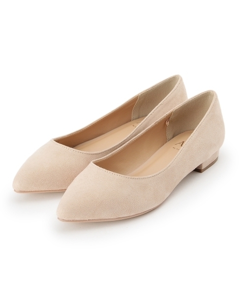 AG by aquagirl(エージーバイアクアガール)の「ポインテッドトゥフラットパンプス(パンプス・レディース・ピンク/ブラウン/ベージュ/ブラック・30/45/23.5/24)」の7枚目の写真