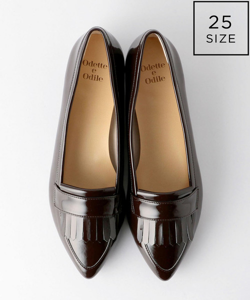 ODETTE E ODILE（オデットエオディール）の「【WEB限定】O ポインテッドキルトタン CT15●↑（パンプス・レディース・オリーブ/パープル/ブラック/ダークブラウン/ダークグレー/モカ/シルバー/オフホワイト/その他1/ナチュラル・22.5cm/24.5cm/23cm/22cm/25cm/24cm/23.5cm）」の4枚目の写真