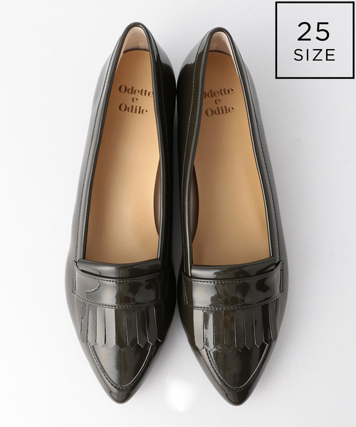 ODETTE E ODILE（オデットエオディール）の「【WEB限定】O ポインテッドキルトタン CT15●↑（パンプス・レディース・オリーブ/パープル/ブラック/ダークブラウン/ダークグレー/モカ/シルバー/オフホワイト/その他1/ナチュラル・22.5cm/24.5cm/23cm/22cm/25cm/24cm/23.5cm）」の7枚目の写真