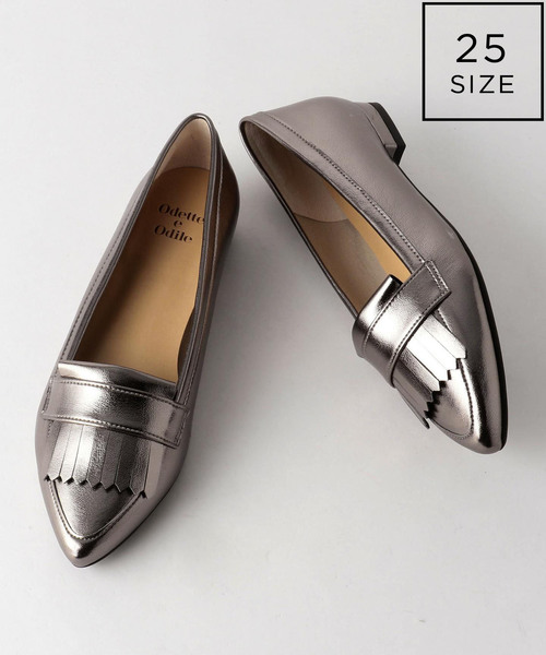 ODETTE E ODILE（オデットエオディール）の「【WEB限定】O ポインテッドキルトタン CT15●↑（パンプス・レディース・オリーブ/パープル/ブラック/ダークブラウン/ダークグレー/モカ/シルバー/オフホワイト/その他1/ナチュラル・22.5cm/24.5cm/23cm/22cm/25cm/24cm/23.5cm）」の9枚目の写真