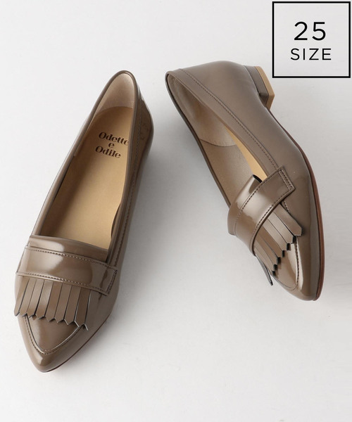 ODETTE E ODILE（オデットエオディール）の「【WEB限定】O ポインテッドキルトタン CT15●↑（パンプス・レディース・オリーブ/パープル/ブラック/ダークブラウン/ダークグレー/モカ/シルバー/オフホワイト/その他1/ナチュラル・22.5cm/24.5cm/23cm/22cm/25cm/24cm/23.5cm）」の5枚目の写真