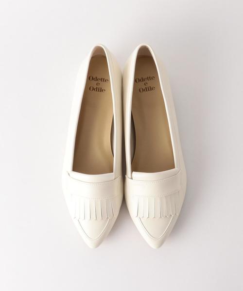 ODETTE E ODILE（オデットエオディール）の「【WEB限定】O ポインテッドキルトタン CT15●↑（パンプス・レディース・オリーブ/パープル/ブラック/ダークブラウン/ダークグレー/モカ/シルバー/オフホワイト/その他1/ナチュラル・22.5cm/24.5cm/23cm/22cm/25cm/24cm/23.5cm）」の6枚目の写真