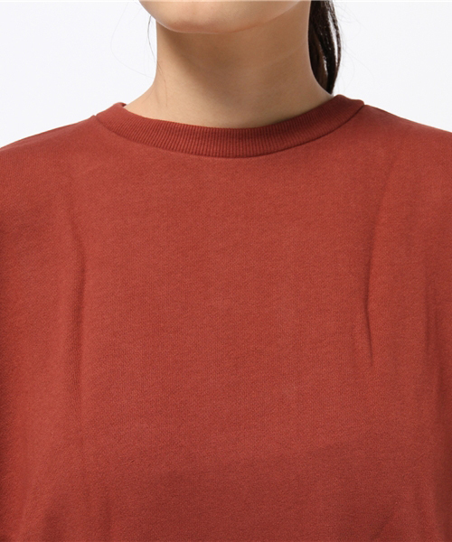 SLY（スライ）の「DROP SHOULDER SW OP（ワンピース・レディース・ブラック/ワインレッド/トップグレー/オレンジ・2/1）」の13枚目の写真