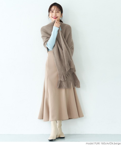 coca（coca）（コカ）の「＼新色登場／肌触り抜群 ふんわりタッチシンプルマフラー（マフラー・レディース・ダークベージュ/グレー/ブラック/ピンク/ネイビー/ホワイト/ピンク系その他/アイボリー・ONE SIZE）」の21枚目の写真