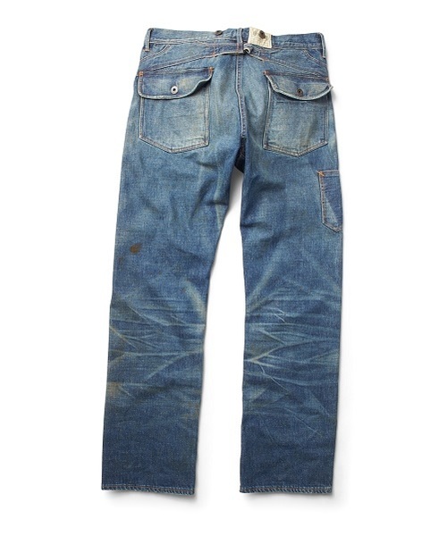 ラルフローレンダブルアールエルダメージ加工 ストレートフィット