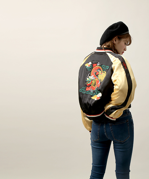 WEGO（ウィゴー）の「WEGO/チャイナクロップドブルゾン（ブルゾン・レディース・ライトピンク/ブラック・FREE）」の15枚目の写真