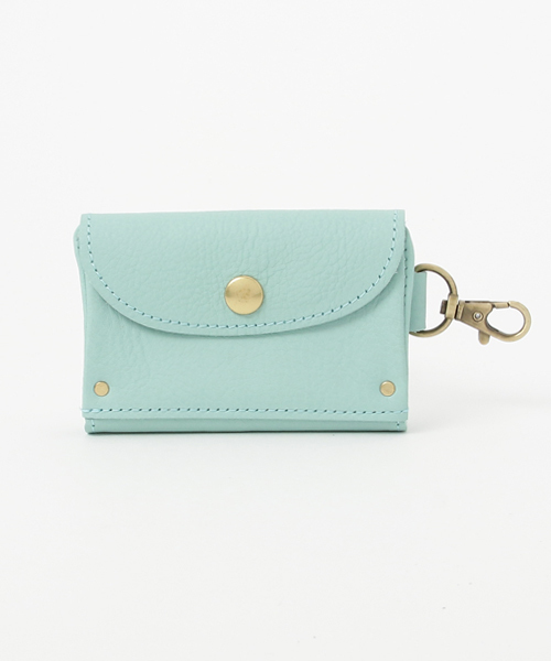 perche（ペルケ）の「ペルケ perche / イタリア製牛革スマートキーケース（キーケース/キーアクセサリー・レディース・ブラック/チョコ/カーキ/ブルー/マスタード/ブラウン/レッド/シルバー/グレー/サックスブルー/ピンク/オレンジ/ゴールド・FREE）」の6枚目の写真