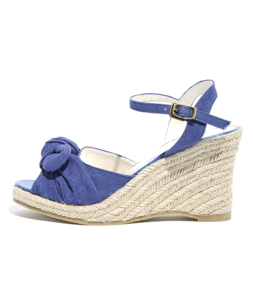 earth music&ecology（アースミュージックアンドエコロジー）の「★宮崎あおい　CM着用★RibbonJute/Sandals（サンダル・レディース・レッド/ブラック/ベージュ/ブルー・MEDIUM/LARGE/SMALL）」の5枚目の写真