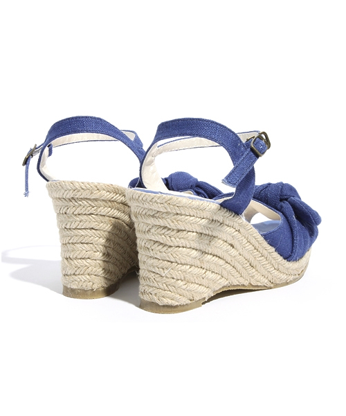 earth music&ecology（アースミュージックアンドエコロジー）の「★宮崎あおい　CM着用★RibbonJute/Sandals（サンダル・レディース・レッド/ブラック/ベージュ/ブルー・MEDIUM/LARGE/SMALL）」の7枚目の写真